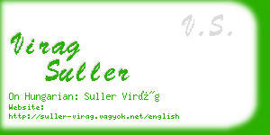 virag suller business card